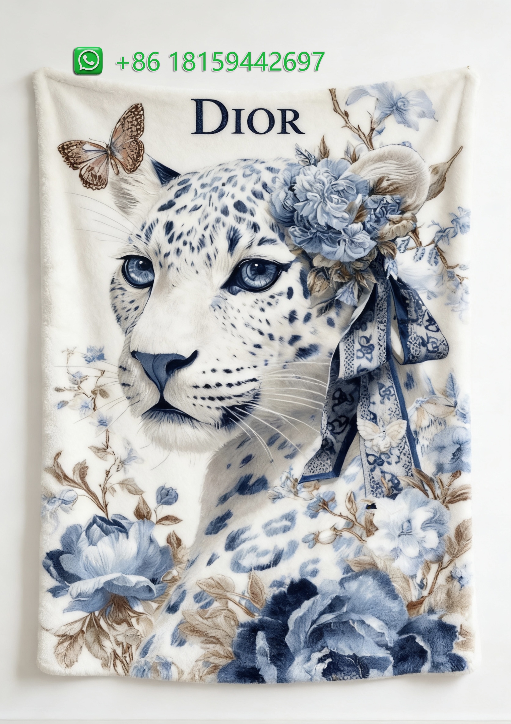 Dior Throw Blankets